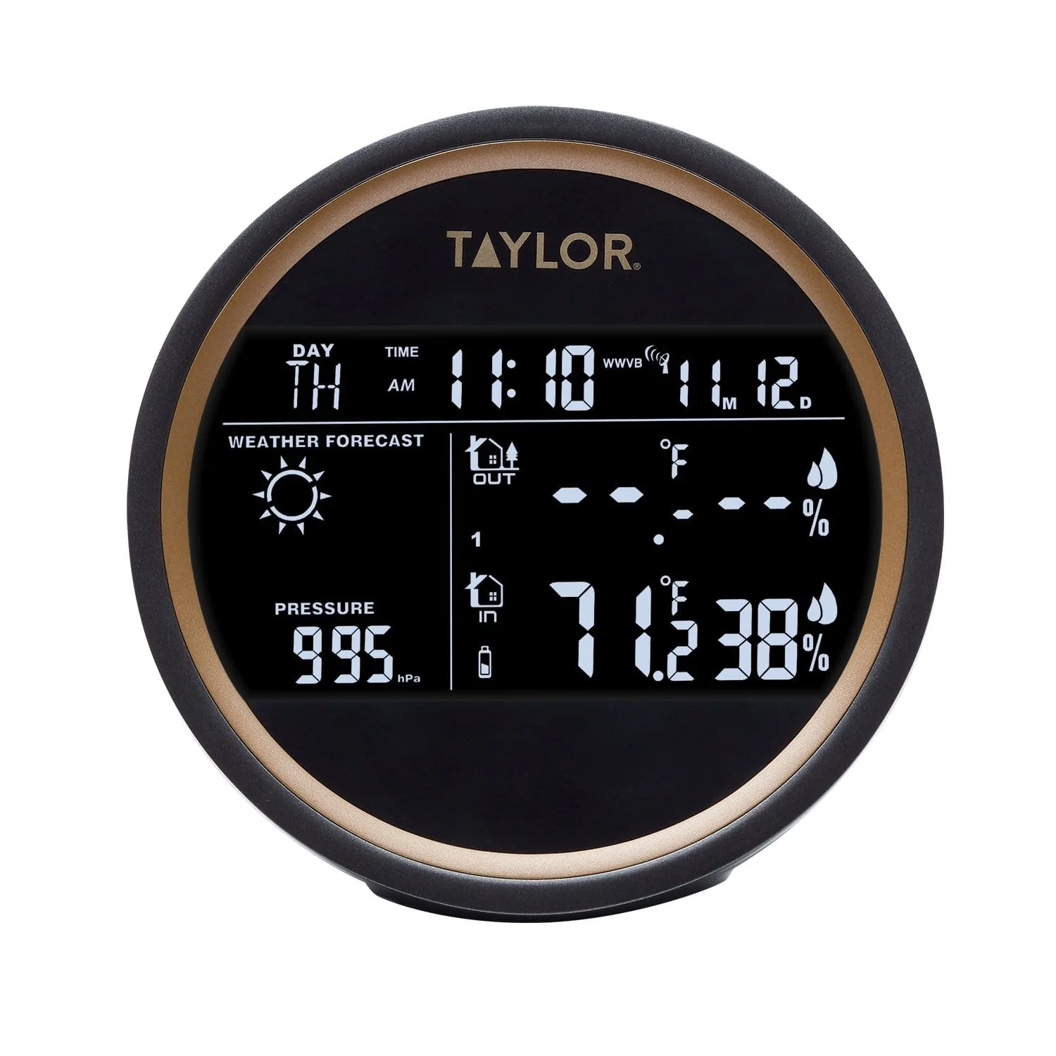 Digital Round Weather Forecaster with LED